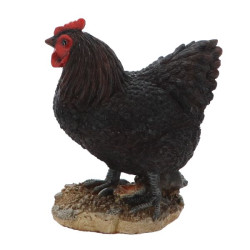 Poule debout noire de Esschert design - deco maison et jardin dans Sculpture et sujet