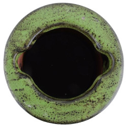 Bain oiseau céram. sur pied vert de Esschert design - deco maison et jardin dans Nichoirs, Mangeoires et accessoires