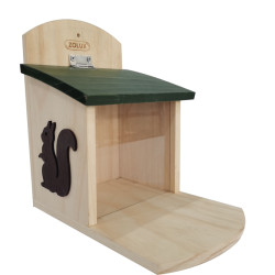 Mangeoire bois ecureuil vert de Zolux - Produit pour animaux dans Nichoirs, Mangeoires et accessoires