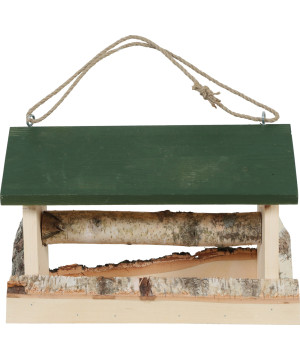 Mangeoire bois hut xl vert de Zolux - Produit pour animaux dans Nichoirs, Mangeoires et accessoires