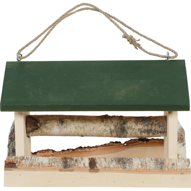 Mangeoire bois hut xl vert de Zolux - Produit pour animaux dans Nichoirs, Mangeoires et accessoires
