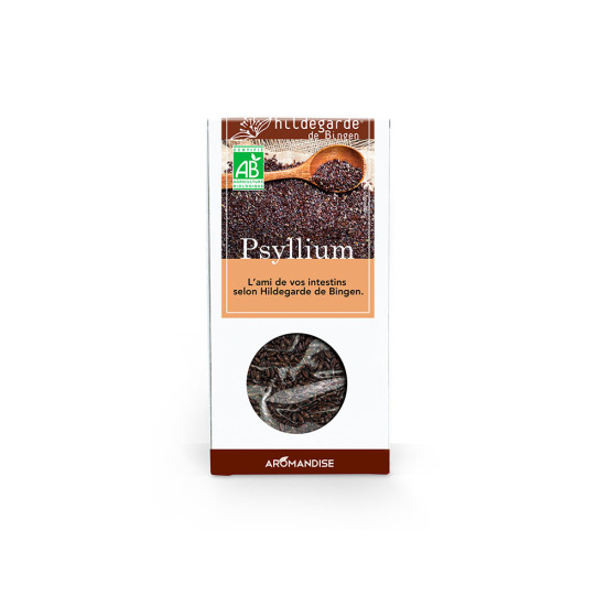 Psyllium brun provence 90 g hildegarde de bingen de Aromandise dans 🫖 Thés, tisanes et infusions