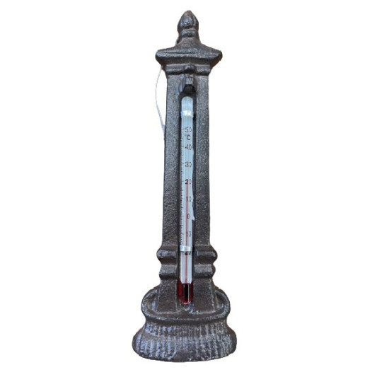 Thermomètre deco fontaine de Esschert design - deco maison et jardin dans Thermométre - Pluviometre - Baromètre