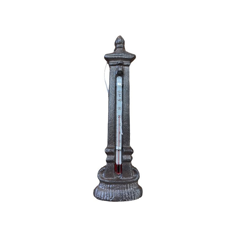 Thermomètre deco fontaine de Esschert design - deco maison et jardin dans Thermométre - Pluviometre - Baromètre