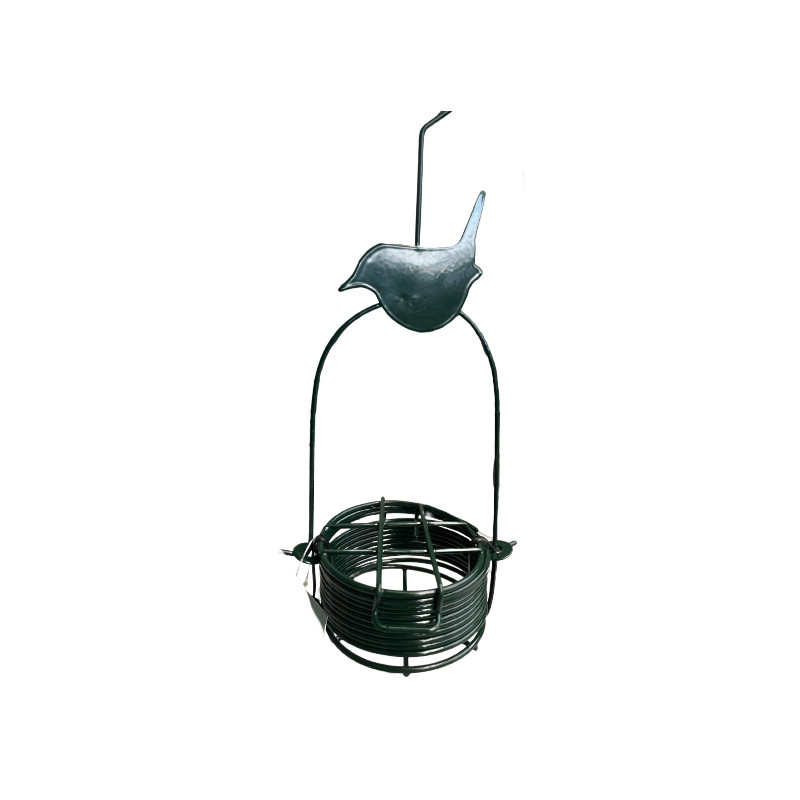 Porte boules graisse mesange huppé de Esschert design - deco maison et jardin dans Nichoirs, Mangeoires et accessoires