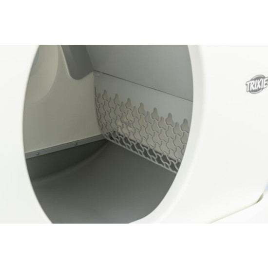 Bac a litiere auto-nettoyant 53x55x52cm blanc de Trixie - Produit pour animaux dans Maison de toilette pour chats