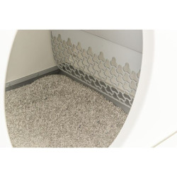 Bac a litiere auto-nettoyant 53x55x52cm blanc de Trixie - Produit pour animaux dans Maison de toilette pour chats