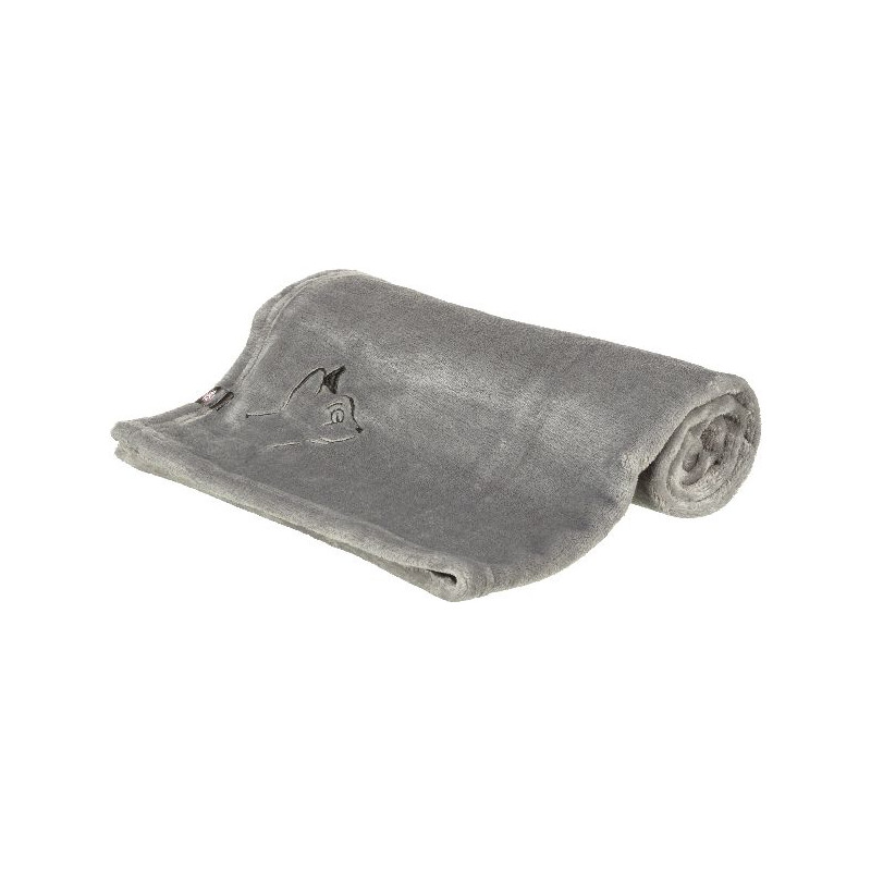 Couverture nilay peluch 90x70 cm gris de Trixie - Produit pour animaux dans Paniere et coussin pour chiens