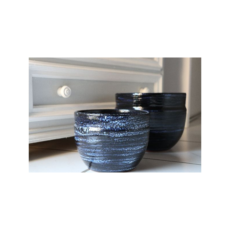 Pot austral nuit etoilee d16 h13 de Poterie d'Albi - Poterie de qualité à Bordeaux dans Les Poteries d'Albi