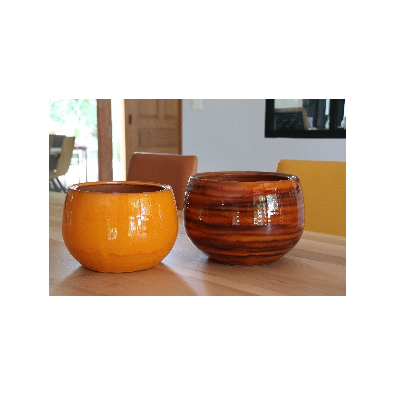 Pot le lisere savane d20 h17 de Poterie d'Albi - Poterie de qualité à Bordeaux dans Les Poteries d'Albi