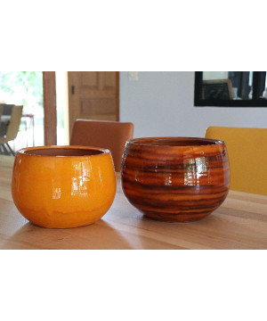 Pot le lisere savane d25 h19 de Poterie d'Albi - Poterie de qualité à Bordeaux dans Les Poteries d'Albi