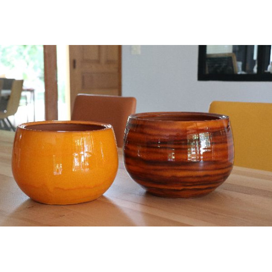 Pot le lisere savane d25 h19 de Poterie d'Albi - Poterie de qualité à Bordeaux dans Les Poteries d'Albi