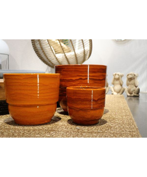 Vase rebord savane d21 h19 de Poterie d'Albi - Poterie de qualité à Bordeaux dans Les Poteries d'Albi