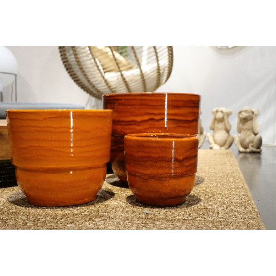 Vase rebord savane d21 h19 de Poterie d'Albi - Poterie de qualité à Bordeaux dans Les Poteries d'Albi