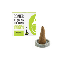 Cônes encens tibétains - equilibre de Aromandise dans Encens et accessoires