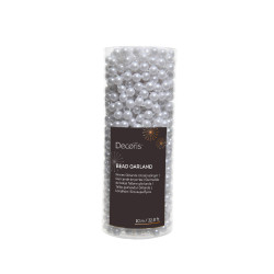 Guirlande de perles 10m blanc hiver deco noël de Déco de Noël - Jardinerie Bordeaux et Libourne dans Guirlande pour sapin de ...