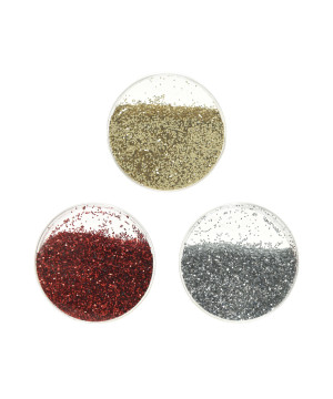 /Paillettes 3col ass de Déco de Noël - Jardinerie Bordeaux et Libourne dans 🍽️Décoration de table de Noël