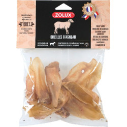 Oreilles agneau 100gr de Zolux - Produit pour animaux dans Friandises pour chiens