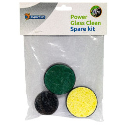 Power glass clean spare kit de Superfish - Aquadistri - accessoires pour aquarium et bassin dans Accessoires pour aquariums