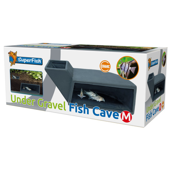 Grotte de poisson sous-gravier m de Superfish - Aquadistri - accessoires pour aquarium et bassin dans Sujets pour aquarium