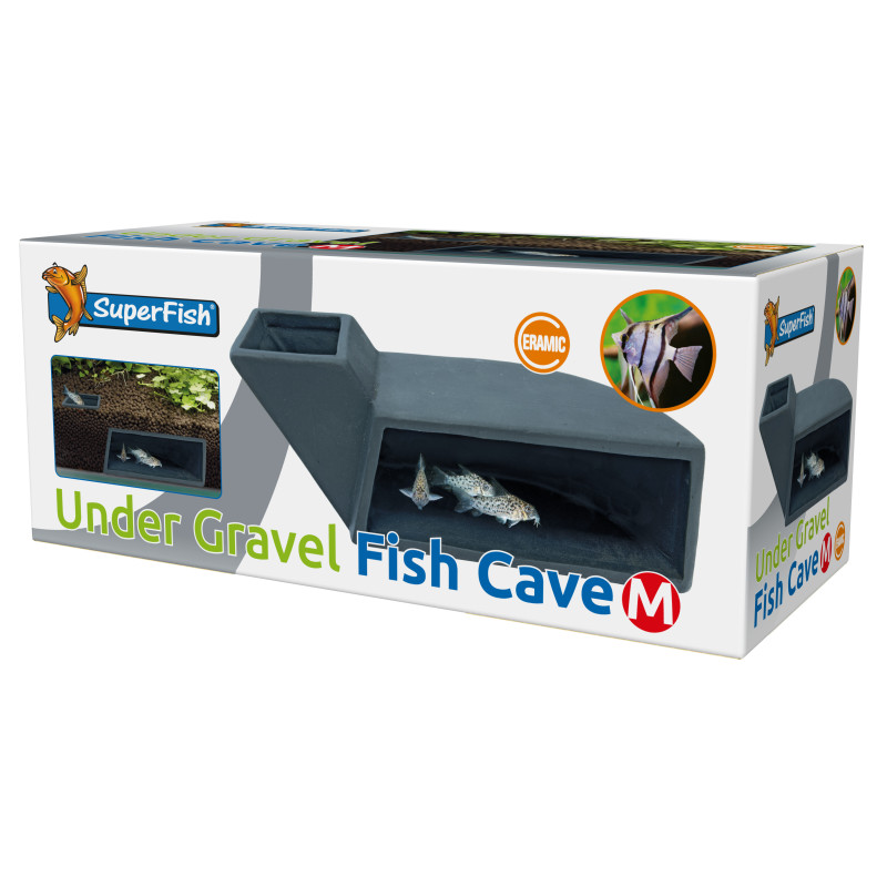 Grotte de poisson sous-gravier m de Superfish - Aquadistri - accessoires pour aquarium et bassin dans Sujets pour aquarium