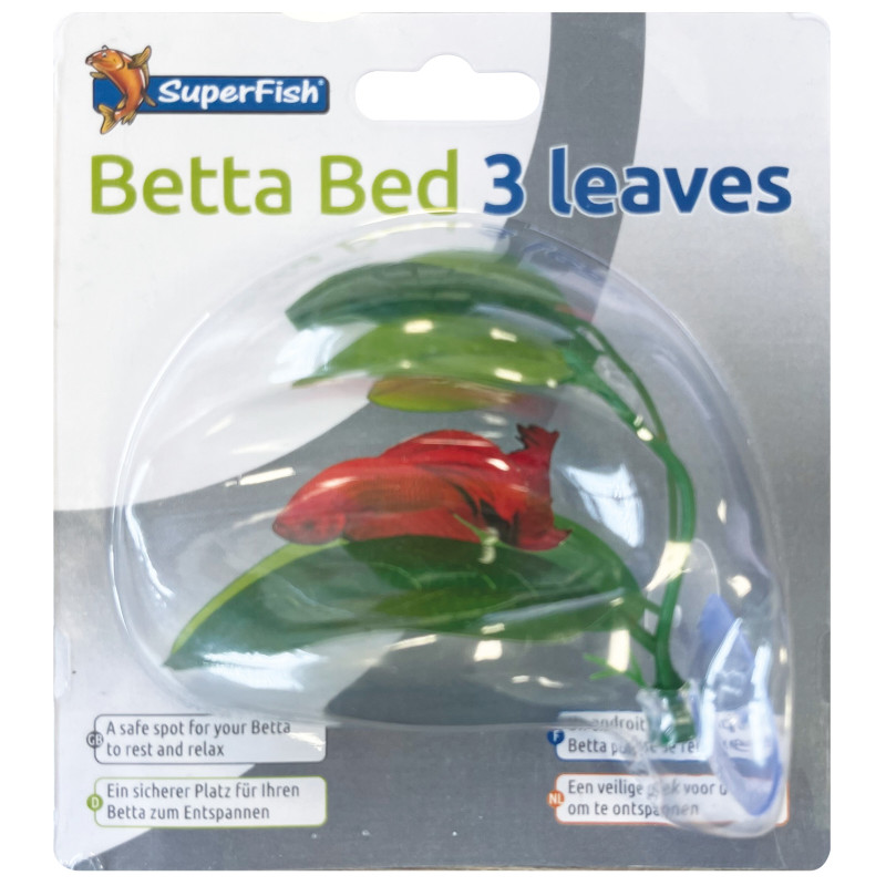 Betta lit 3 feuilles de Superfish - Aquadistri - accessoires pour aquarium et bassin dans Sujets pour aquarium