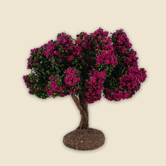 Arbres fleurs fuschia 11cm de Santons de Provence Escoffier dans ⛲Santons de Provence