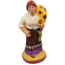 Dame aux tournesols de Santons de Provence Escoffier dans ⛲Santons de Provence