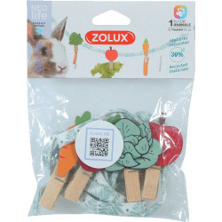 Corde friandises lapin nlife 150cm de Zolux - Produit pour animaux dans Accessoires pour rongeurs