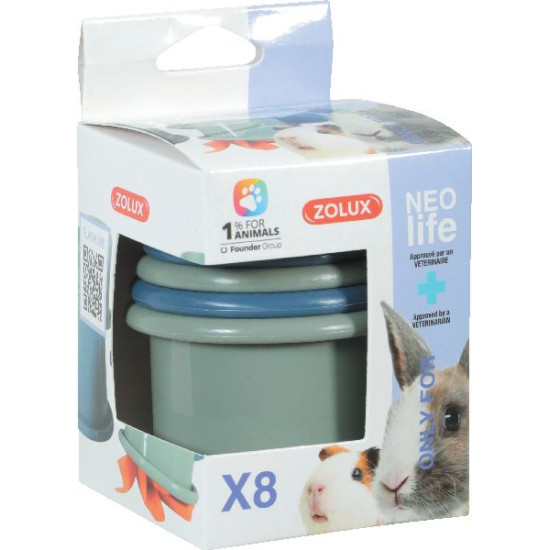 Set gobelets cache friandises nlife de Zolux - Produit pour animaux dans Accessoires pour rongeurs
