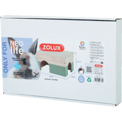 Maison bois lapin nlife ver de Zolux - Produit pour animaux dans Accessoires pour rongeurs