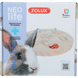 Plateau friandises bois lapin nlife de Zolux - Produit pour animaux dans Accessoires pour rongeurs