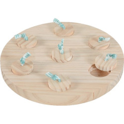Plateau friandises bois lapin nlife de Zolux - Produit pour animaux dans Accessoires pour rongeurs