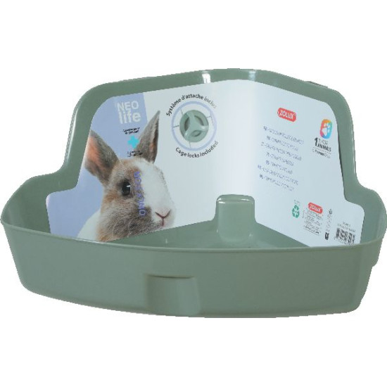 Toilette angle lapin nlife ver de Zolux - Produit pour animaux dans Accessoires pour rongeurs