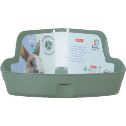 Toilette angle lapin nlife ver de Zolux - Produit pour animaux dans Accessoires pour rongeurs