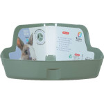 Toilette angle lapin nlife ver de Zolux - Produit pour animaux dans Accessoires pour rongeurs