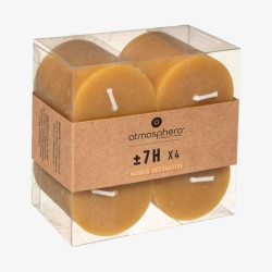 Bougie olia jaune d4.5x4 de Jardinerie Bordeaux Libourne Gironde dans 🕯️ Bougies et encens
