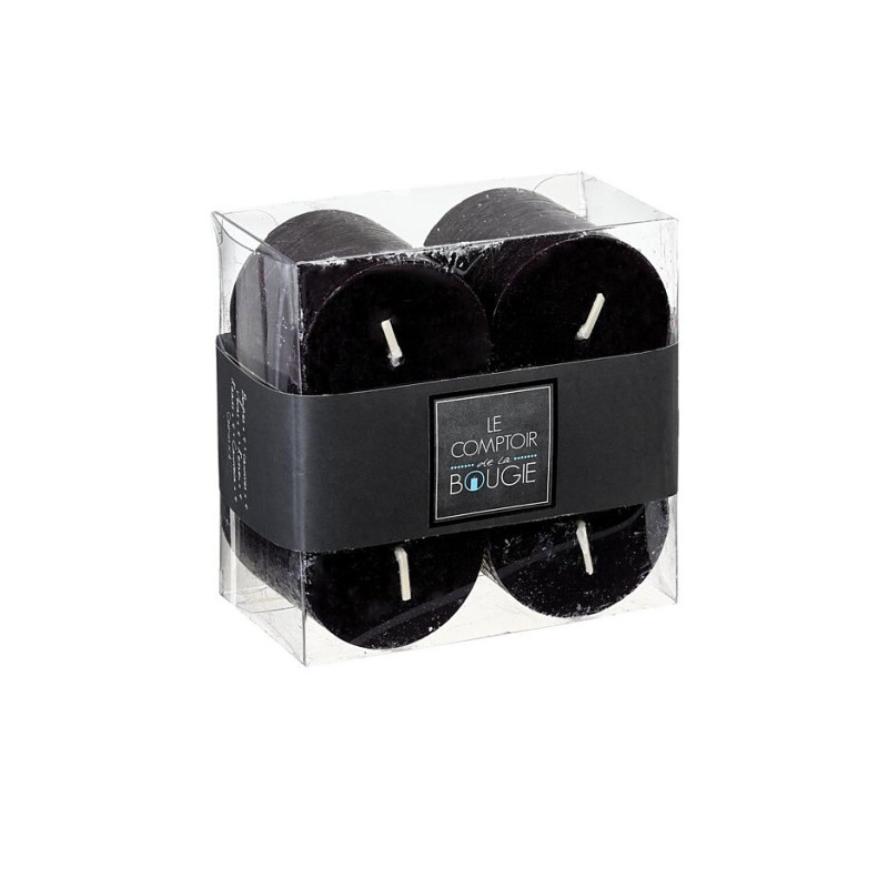 Bougie olia marron d4.5x4 de Jardinerie Bordeaux Libourne Gironde dans 🕯️ Bougies et encens