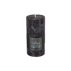 Bougie olia noir d6.8 h14 de Jardinerie Bordeaux Libourne Gironde dans 🕯️ Bougies et encens