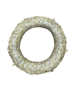 Couronne de paille nature dia35cm x h.5.5cm de Déco de Noël - Jardinerie Bordeaux et Libourne dans ❄️Couronne de Noël