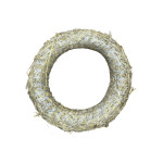 Couronne de paille nature dia35cm x h.5.5cm de Déco de Noël - Jardinerie Bordeaux et Libourne dans ❄️Couronne de Noël
