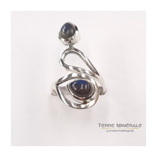 /Bague argent 925 réglable 05 labradorite aa de Camille ambiance nature dans 💎 Bijoux et accessoires ésotériques