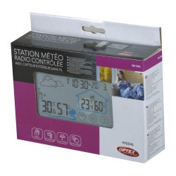 Station meteo avec sonde exterieure de Jardinerie Bordeaux Libourne Gironde dans Thermométre - Pluviometre - Baromètre