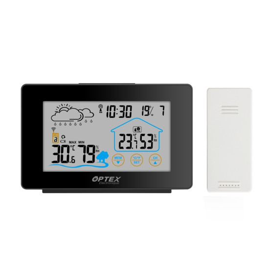 Station meteo avec sonde exterieure de Jardinerie Bordeaux Libourne Gironde dans Thermométre - Pluviometre - Baromètre