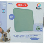 Kit 4 plaque exterieur habitat lapin nlife de Zolux - Produit pour animaux dans Cages pour rongeurs