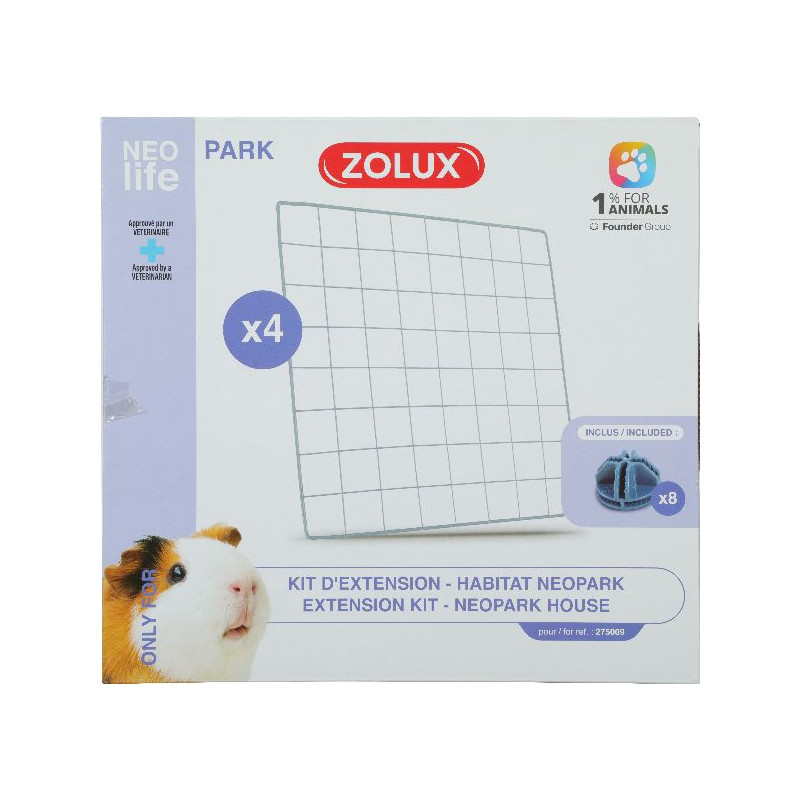 Kit 4 grille exterieur cochon d'inde nlife de Zolux - Produit pour animaux dans Cages pour rongeurs
