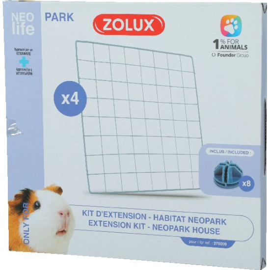 Kit 4 grille exterieur cochon d'inde nlife de Zolux - Produit pour animaux dans Cages pour rongeurs
