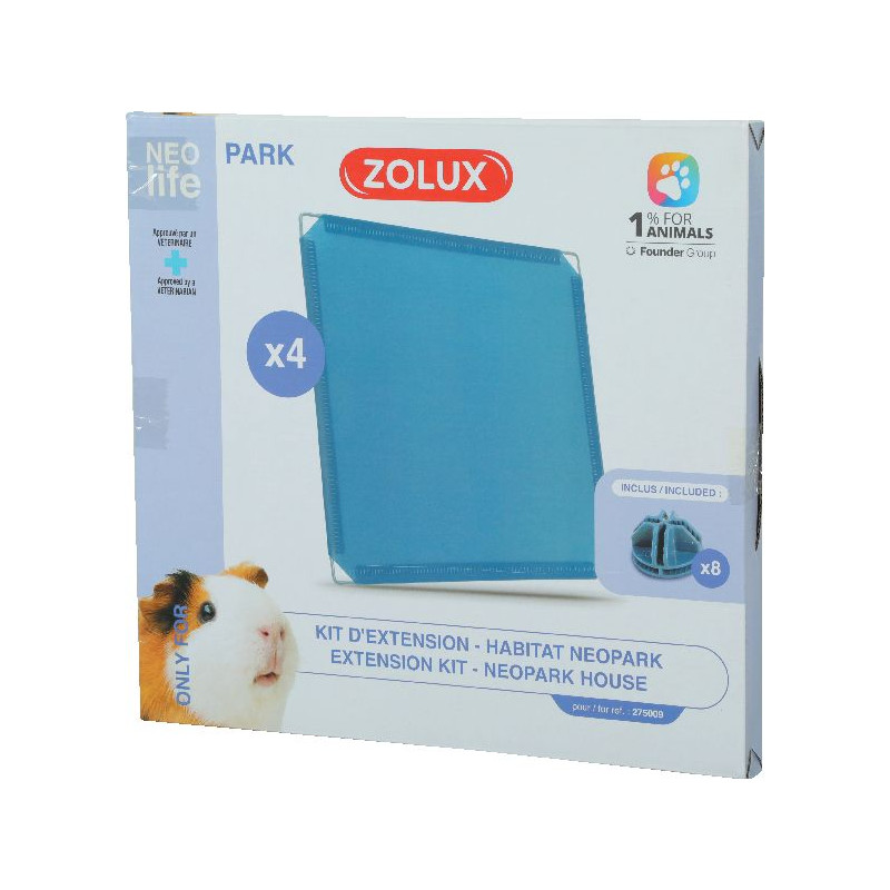 Kit 4 plaque exterieur cochon d'inde nlife de Zolux - Produit pour animaux dans Cages pour rongeurs