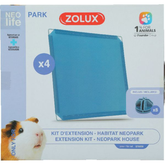 Kit 4 plaque exterieur cochon d'inde nlife de Zolux - Produit pour animaux dans Cages pour rongeurs