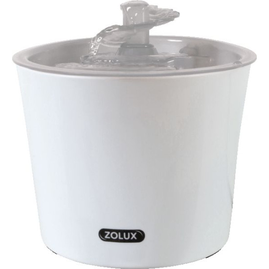 Fontaine a eau calypso 3l gris de Zolux - Produit pour animaux dans Gamelles, distributeurs et fontaines pour chats